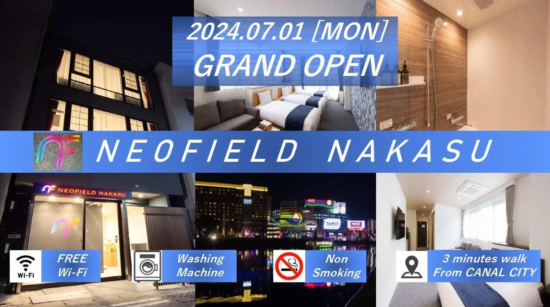 Apartmán Neo Field Nakasu Fukuoka  0*, Fukuoka (Fukuoka)